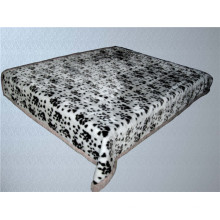 Imprimé léopard et couverture en polyester peu coûteuse